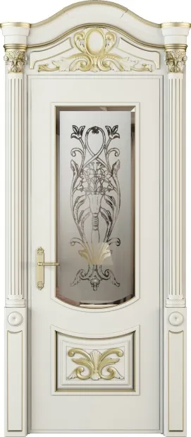 Дверь Серия (Старый город) Модель 108 ДО белая