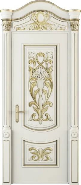 Дверь Серия (Старый город) Модель 108 ДГ белая