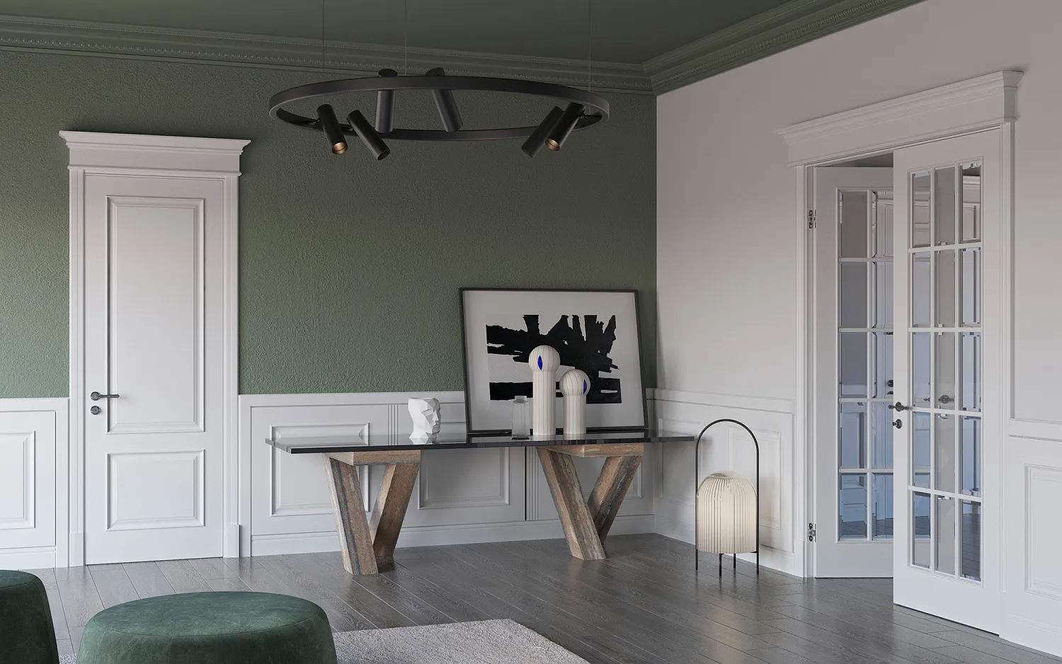 Дверь Серия (Арбат) Л13 эмаль