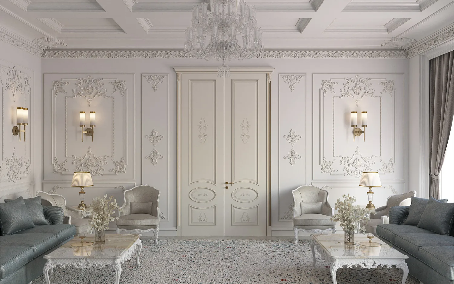 Дверь Серия (Арбат) Л63 эмаль